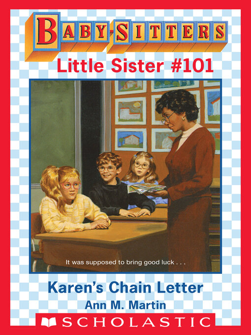 Title details for Karen's Chain Letter by Ann M. Martin - Wait list